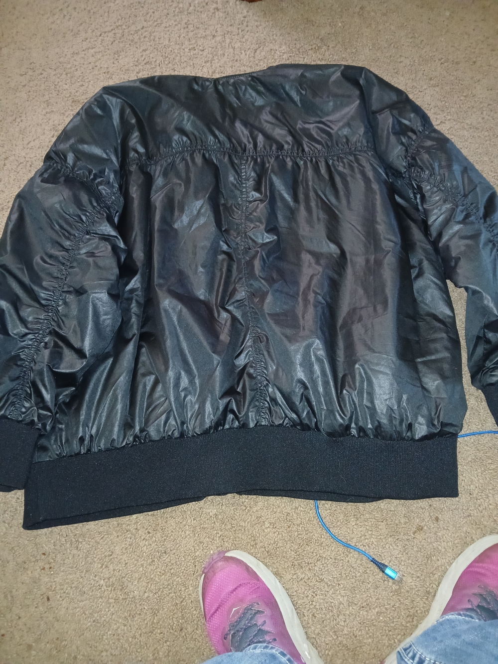 Old Navy Black Water-Resistant Jacket - 4X - Picture 5 of 5